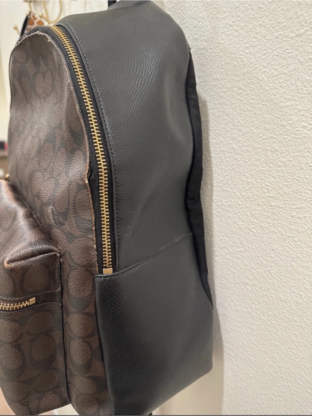 COACH Charlie Backpack - Dark Brown
Signature Canvas F32200 - Picture 9 of 11
